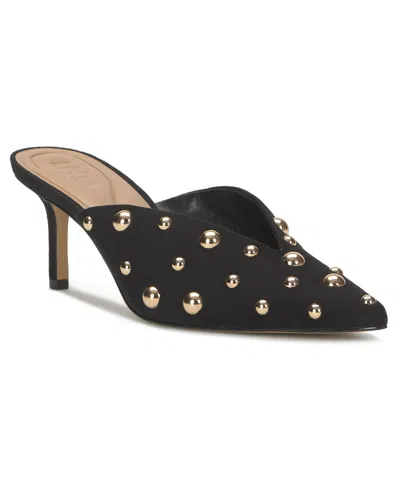 Inc International Concepts Women's Genevie Pointed Toe Heeled Mules, Macy's Exclusive In Black