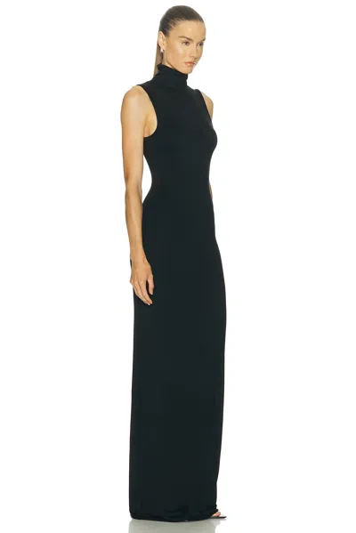 Éterne Harlow Soft Jersey Maxi Dress In Black
