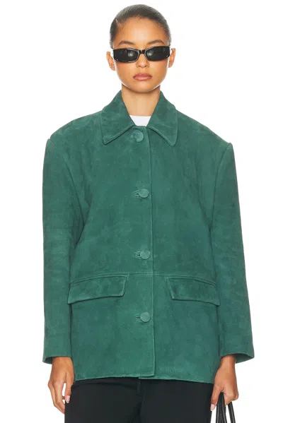 Helsa The Schoolhouse Jacket In Green