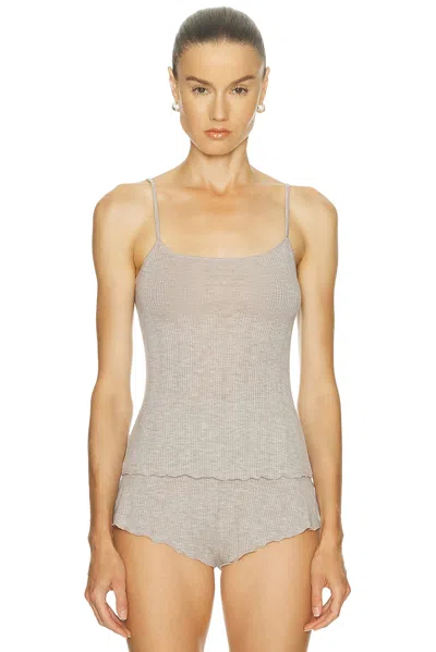 Negative Underwear For Fwrd Whipped Cami Top In Gray