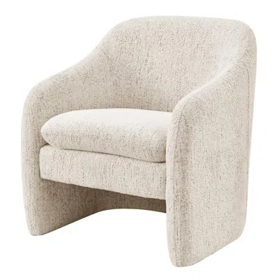 New Pacific Direct Zella Fabric Accent Arm Chair In Neutral