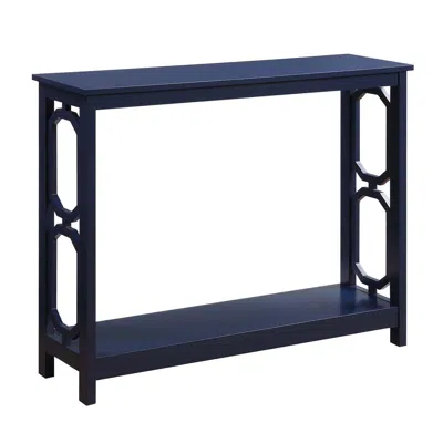 Convenience Concepts Omega Console Table, Cobalt Blue In Blue