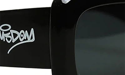 Wisdom Frame 1 52mm Square Sunglasses In Black