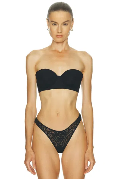 Wolford Animalier Long Line Bandeau In Black
