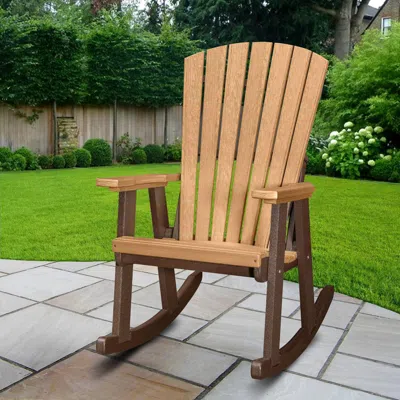 Os Home And Office Rocking Chair In Cedar With A Tudor Brown Base In Brown