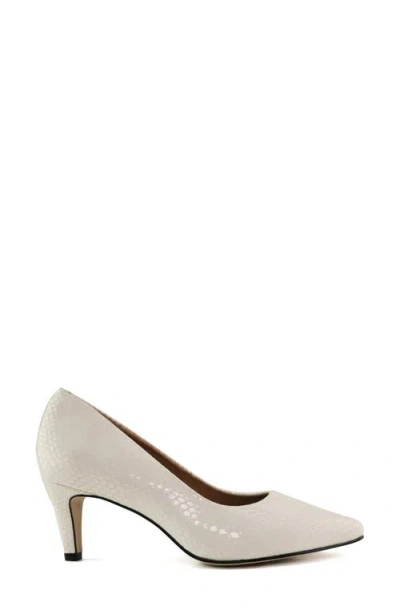 Marc Joseph New York Cortland St. Leather Pump In White