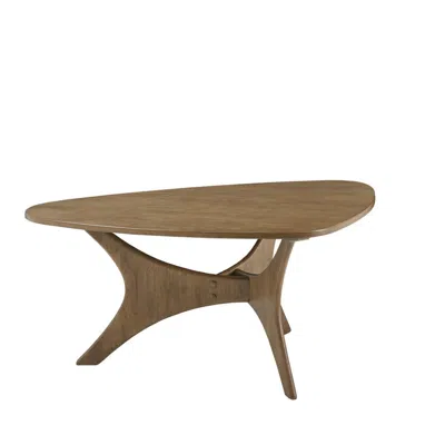 Ink+ivy Triangle Wood Coffee Table In Brown