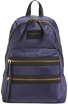The Marc Jacobs Marc Jacobs Mini Biker Nylon Backpack In Midnight Blue