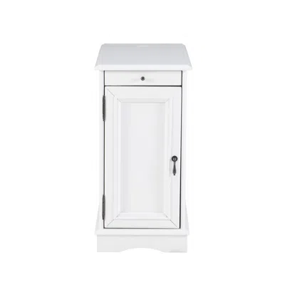 Powell Butler White Accent Table In White
