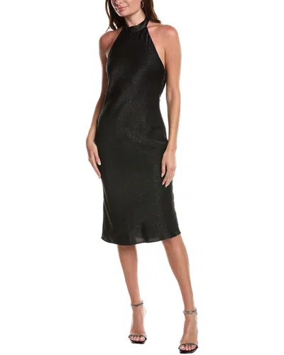 Sadie & Sage Sage The Label Aphrodite Halter Midi Dress In Black