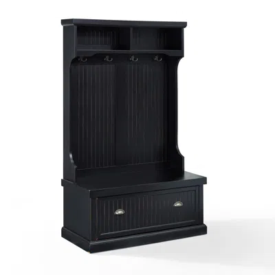 Crosley Furniture Seaside Hall Tree In Black