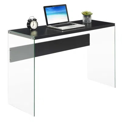 Convenience Concepts Soho Console Table/desk In Transparent