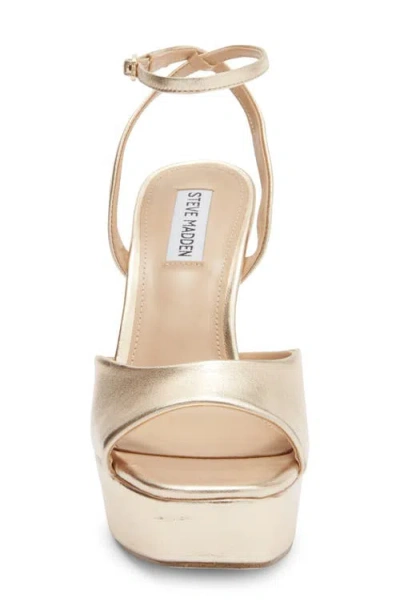 Steve Madden Lourdes Womens Buckle Patent Leather Platform Heels In Multi