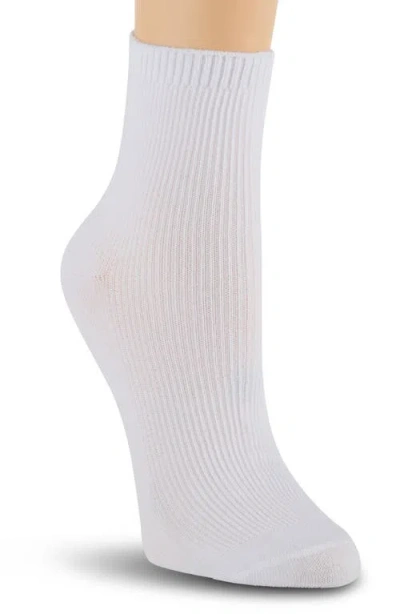 Laundry By Shelli Segal 6-pack Embroidered Scalloped Edge Anklet Socks In Multi