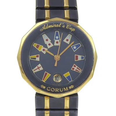 Pre-owned Corum Admiral's Cup Yellow Gold Wristwatch () In Multi