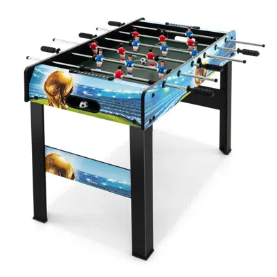 Hivvago 37 Inch Mini Foosball Table With Score Keeper And Removable Legs In Black