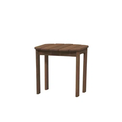 Linon Acorn Finish Adirondack End Table In Brown