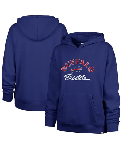 47 Brand Women's Royal Buffalo Bills Whirlwind Naomi Pullover Hoodie In Blue