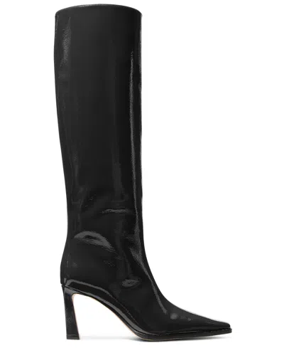 Michael Kors Darrah Patent Leather Boot In Black