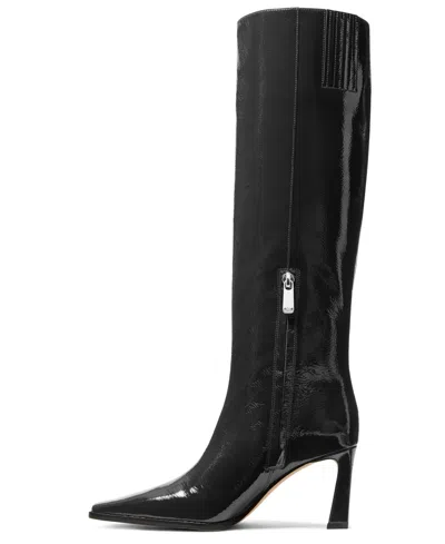 Michael Kors Darrah Patent Leather Boot In Black