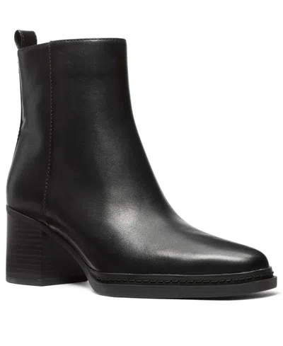 Michael Kors Lex Black Heeled Ankle Boot In Black