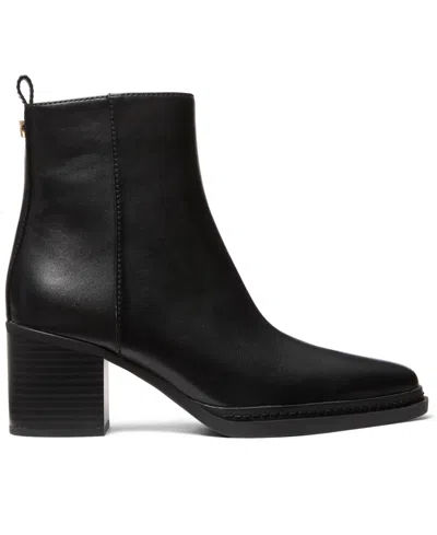 Michael Kors Lex Black Heeled Ankle Boot In Black
