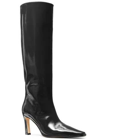Michael Kors Darrah Patent Leather Boot In Black