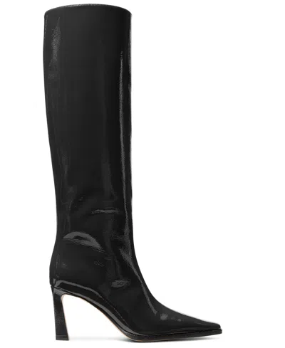Michael Kors Darrah Patent Leather Boot In Black