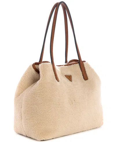 Guess Women's Victtoria 2-in-1 Medium Tote Bag In Neutral