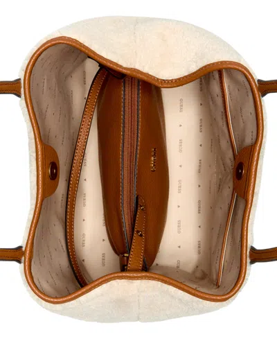 Guess Women's Victtoria 2-in-1 Medium Tote Bag In Neutral