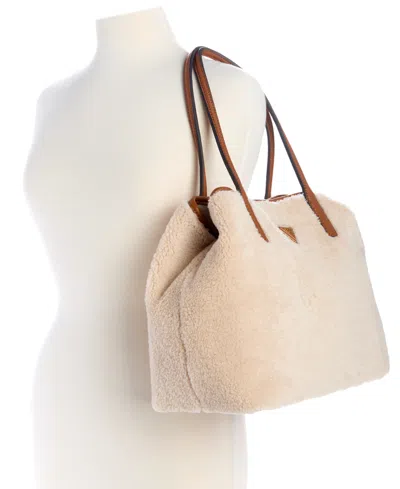 Guess Women's Victtoria 2-in-1 Medium Tote Bag In Neutral