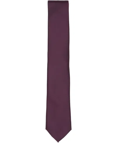 Alfani Men's Gilded Solid Slim Tie, Macy's Exclusive In Purple