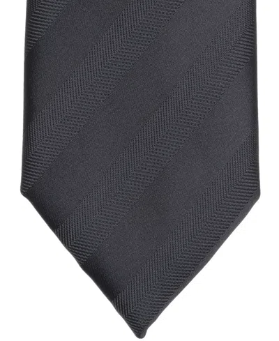 Alfani Men's Meridian Striped Slim Tie, Macy's Exclusive In Black