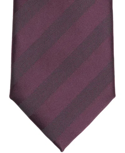 Alfani Men's Meridian Striped Slim Tie, Macy's Exclusive In Purple