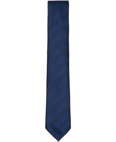 Alfani Men's Meridian Striped Slim Tie, Macy's Exclusive In Blue