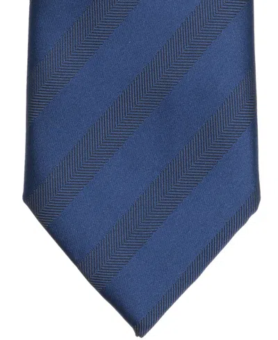 Alfani Men's Meridian Striped Slim Tie, Macy's Exclusive In Blue
