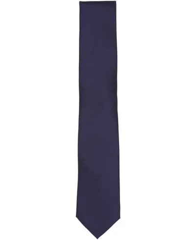 Alfani Men's Metropolitan Solid Tie, Macy's Exclusive In Blue
