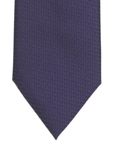 Alfani Men's Metropolitan Solid Tie, Macy's Exclusive In Blue