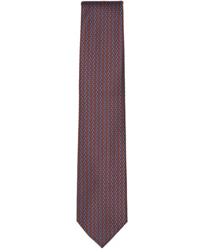 Perry Ellis Portfolio Men's Raser Mini Neat Pattern Classic Tie In Multi