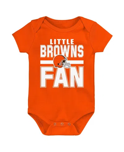 Outerstuff Newborn 3-piece Cincinnati Bengals Little Tike Bodysuit Set In Multi