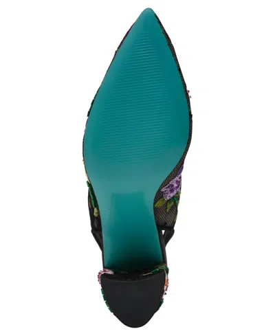 Betsey Johnson Women's Lira Mesh Embroidered Pumps In Multi