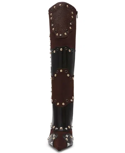 Steve Madden Women's Revive Studded Knee-high Novelty Dress Boots In Multi