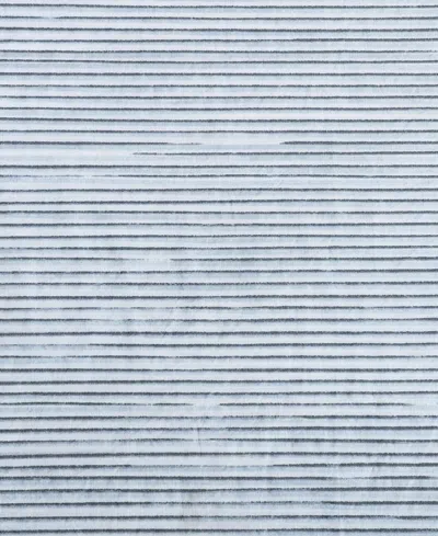 Calvin Klein Closeout!  Washed Cotton Percale 4-pc. Sheet Set, Queen In Blue