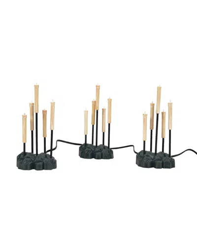 Department Five Floating Candles, Set Of 3 In Black