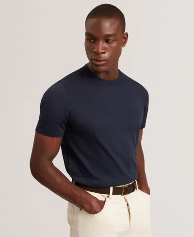 Ted Baker Konrrad Regular Soft Touch Cotton Tee In Blue