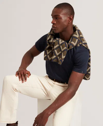 Ted Baker Konrrad Regular Soft Touch Cotton Tee In Blue