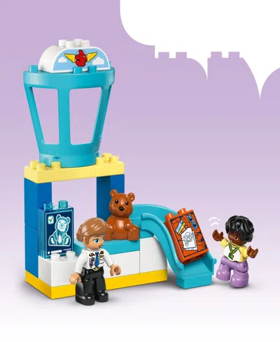 Lego Duplo Town First Time At The Airport 10443 Toy Building Set, 23 Pieces In Multi