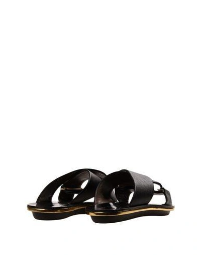 Shop Marni Sandals In Black