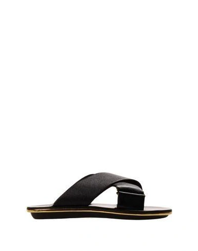 Shop Marni Sandals In Black