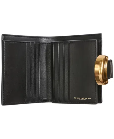 Donna Karan Women's Valley Stream Small Wallet In Black